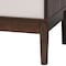 Baxton Studio Nikolai Mid-Century Beige Fabric and Wenge Brown Wood 6-Drawer Dresser 255-14057-ZORO - alternate 3