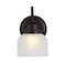 Jonathan Y Virginia 5.75" 1-Light Metal/Glass LED Vanity Light, Oil Rubbed Bronze JYL7407C - alternate 1