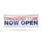 Signmission Convenience Store Now Open, 24 Inch x 72 Inch, Vinyl Banner B-72-30528 - alternate 1