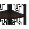 Homeroots Espresso Metal Four Tier Corner Bookcase 376535 - alternate 4
