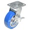 Vestil Polyurethane Precision Ball Bearing Swivel With Brake Caster 6 In. x 2 In. 661 lb Blue/Gray CST-PB-6X2PUA-SWB - alternate 1