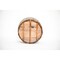 Real Wood Products 16.5 in. H X 26 in. W X 26 in. D Wood Half Whiskey Barrel Planter Brown G3056 - alternate 2