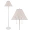 Jonathan Y Nando 61" 2-Light Coastal Bohemian Iron/Rattan LED Floor Lamp with Pull-Chain, White JYL3092B - alternate 1