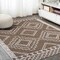 Jonathan Y Marokko Diamond Tribal Medallion Brown/Beige 3 ft. x 5 ft. Indoor/Outdoor Area Rug SMB127B-3 - alternate 2