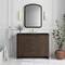 James Martin Vanities Gracyn 48" Single Vanity, Sable, w/ 3 CM Phantome Eclos Widespread Top D125-V48-SBL-WPHT - alternate 2