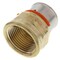 Viega PureFlow Press adapter P 2 FPT 2 bronze 91590 - alternate 1