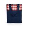 Picnic Time Family Of Brands Vista Outdoor Picnic Blanket & Tote, Red & White Gingham Pattern with Navy Blue Exterior 821-00-300-000-0 - alternate 2
