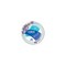 Dixie Dinner Plate Multicolored Paper Flowers Bloom 8-1/2" D Multicolored, 48PK 15289 - alternate 3