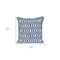 Homeroots 20" X 20" Blue Geometric Cotton Zippered Pillow 529290 - alternate 3