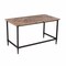 Homeroots 53" Natural And Black Writing Desk 402059 - alternate 3