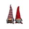Homeroots 30" Red Fabric Christmas Sitting Gnome Tabletop Sculpture 397140 - alternate 1