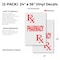 Signmission Pharmacy, Vinyl Decals Only 24 Inch x 36 Inch, Vinyl Decal, 2PK DSB-2436-2PACK-Pharmacy - alternate 2