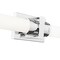 Z-Lite Idris 1 Light Vanity, Chrome/Opal White, 40.5 In W x 5 In H 1019-40W-CH-LED - alternate 3