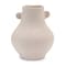 Homeroots 10" Beige Recycled Paper Round Urn 632641 - alternate 1