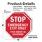 Signmission Exit Sign, Plastic Sign, 6 in W, 6 in H OC-P-2PACK-6-301 - alternate 2