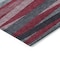 Homeroots 9' X 12' Burgundy Ivory And Blue Striped Washable Indoor Outdoor Area Rug 597311 - alternate 2
