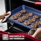 Bakken- Swiss BAKKEN Kitchen Nonstick Cookie Sheets, Set of 3, S/M/L, PFOA-Free, Oven Safe, 450 DegF, Blue BKDD3P66 - alternate 4