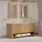 James Martin Vanities Solene 72" Double Vanity, Seaside Oak, w/ 3 CM Tajnar Eclos Top w/FreePower Wireless Charger D225-V72-SSO-FTJR - alternate 2