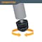 Powertec Portable Miter Saw Stand w/ 330lb Load Capacity, 8in Wheels & 3-Prong Tripple Outlets, Folding Design MT4000BN - alternate 3