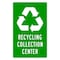 Sign Solutions Usa Recycling Center (Symbol), 30 in W x Square, Aluminum Sign DUS06DWT3036I4-2 - alternate 1