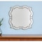 Homeroots 32" Clear Scalloped Glass Framed Accent Mirror 485073 - alternate 3