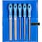 Pferd File Set - Hand, Three Square, Square, Tapered Half Round, Round 8 in Second Cut 16179 - alternate 1