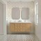 James Martin Vanities 60 in. Double Vanity, Light Natural Oak, w/Single Hole 3 CM White Zeus Quartz Top & Backsplash 545-V60D-LNO-1WZ - alternate 3