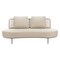 Homeroots 75" Beige Fabric Sofa 667656 - alternate 2