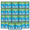 Flipside Student Felt Erasers, 2in. x 2in., 30PK 30309 - alternate 1