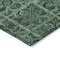 Homeroots 10' X 14' Fern Green And Charcoal Medallion Washable Indoor Outdoor Area Rug 589301 - alternate 2
