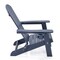 Homeroots 35" Navy Blue Heavy Duty Plastic Adirondack Chair 530696 - alternate 3