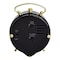 Westclox Classic Top Handle Alarm Clock, AA Battery, Analog Display, Plastic Case, Black/Gold Case 75127 - alternate 2