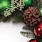 Homeroots 29" Green Red And Brown Artificial Pine Pinecone And Ornaments Christmas Wreath 634638 - alternate 2