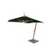 Bambrella 8.5' Square Bamboo Cantilever Umbrella with Forest Green Canopy and 297lb Granite Base System 2.6m SQ-SW-S-FG-BS - alternate 1