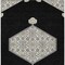 Homeroots 3' X 5' Black Gray And Ivory Oriental Washable Indoor Outdoor Area Rug 598172 - alternate 3