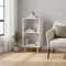 Homeroots 34" Natural And White Wood Two Tier Bookcase 403102 - alternate 2