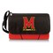 Picnic Time Family Of Brands NCAA Maryland Terrapins Blanket Tote Outdoor Picnic BlanketRed with Black Flap 820-00-100-314-0 - alternate 1