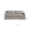 Homeroots 85" Beige Fabric Solid Wood Sofa 674608 - alternate 2