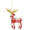 Martha Stewart Holiday Reindeer Ornament 4 Piece Set in Red and Green 97155.04 - alternate 3