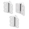 Prime-Line Storm and Screen Door 2-Self Closing and 1-Adjustable Hinge Set 2-3/4 in, Screws, White K 55552 - alternate 2