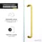 Anzzi Madam Series 48'' by 76'' Frameless Sliding Shower Door in Brushed Gold W/Clear Glass SD-AZ13-01BG - alternate 2