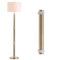 Jonathan Y Gregory 60.5" Metal/Marble LED Floor Lamp, Brass Gold/White JYL1088A - alternate 2