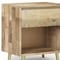 Homeroots 24" Natural Solid Wood Two Drawer Nightstand 640742 - alternate 3