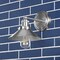 Jonathan Y July 7.88" 1-Light Industrial Farmhouse Metal Vanity Light, Nickel JYL7426B - alternate 3