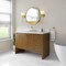 James Martin Vanities Hudson 48" Single Vanity, Honey Oak w/ 3 CM White Zeus Silestone Top 435-V48-HNO-3WZ - alternate 4