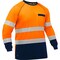 Bisley ANSI Type R Class 3 Long Sleeve Shirt with Navy Bottom 313M6118T-ON/5X - alternate 1