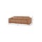 Homeroots 107" Chestnut Italian Leather Reclining Metal USB Sofa 720287 - alternate 2