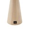 Homeroots 20" White Solid Wood Usb Table Lamp With White Drum Shade 530948 - alternate 3