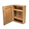 Homeroots Solid Teak Mirrored Hanging Medicine Cabinet 475844 - alternate 2