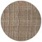 Homeroots 8' Taupe Brown And Ivory Round Striped Washable Indoor Outdoor Area Rug 597441 - alternate 4